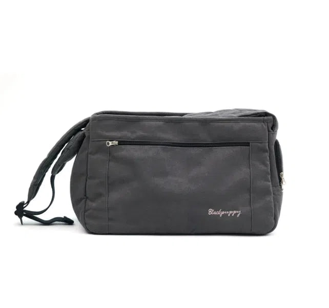 Crossbody bag for small breed dogs in off-white or grey, one size fits all and recommended up to 10 jin