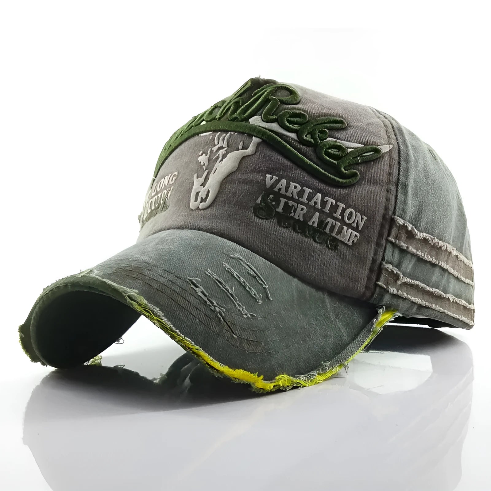Denim Baseball Cap for Men and Women Retro Wide Brim Dome Hat Adjustable Size Four Seasons Travel Street Style Black Army Green Red Khaki Blue Champagne