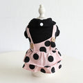 Petstyle lapel shoulder strap dog clothes in casual cloth on a model dog