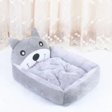 Washable Teddy cartoon dog bed mat for large dogs, available in XL size for golden retrievers, with removable cover
