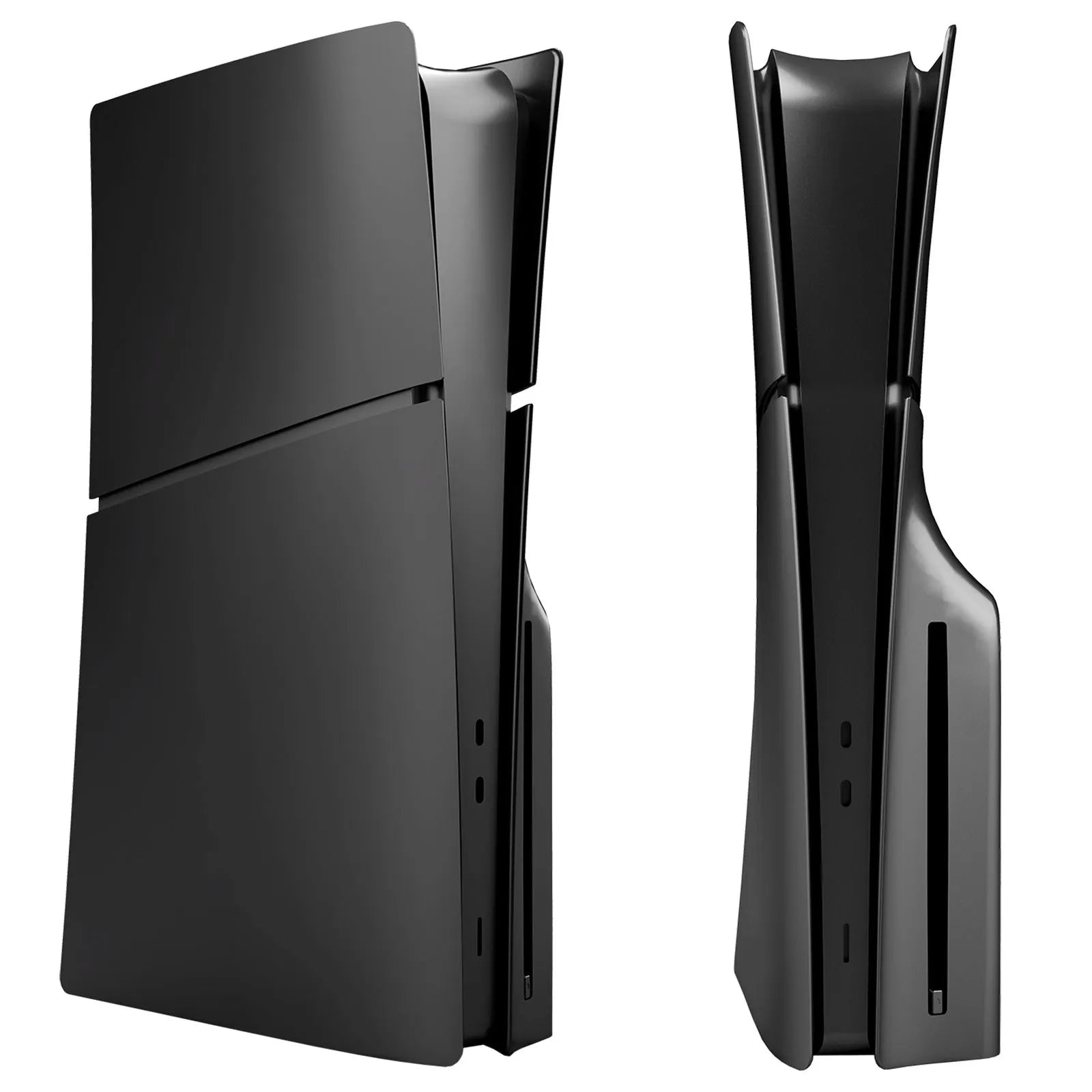 PS5 Slim replacement protective shell in ABS plastic with 25x24x6.5cm dimensions shown in available colour options