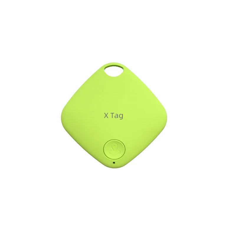 Small black Bluetooth tracker device for anti-lost positioning of keys and wallets