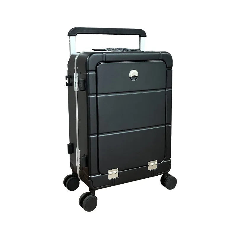 20-inch front opening dry wet separation suitcase in multiple colours with universal wheels