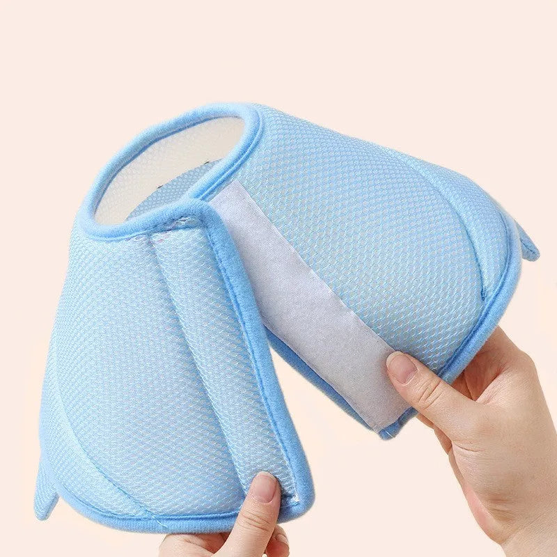 Pet protective cover in blue shark cartoon pattern made of mesh cloth for cats and dogs