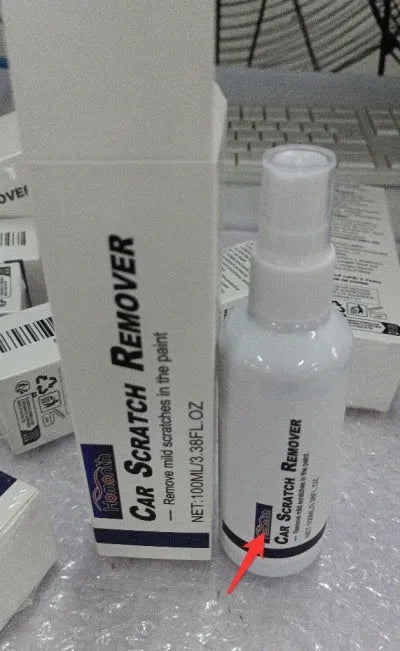 Car scratch repair spray can in 30ml, 50ml, or 100ml sizes for easy paint scratch removal.