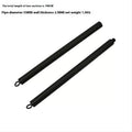 Push-and-pull rod fitness stick with rope resistance system showing two-segment construction