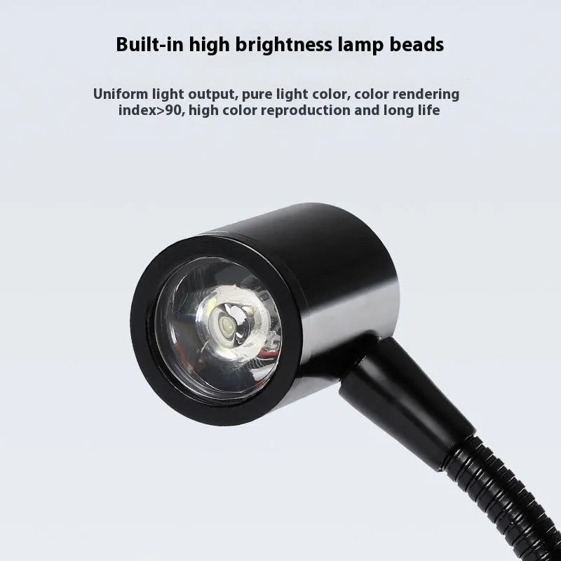 LED moss plant acrylic fish tank USB lamp with copper body and round or square base in white light