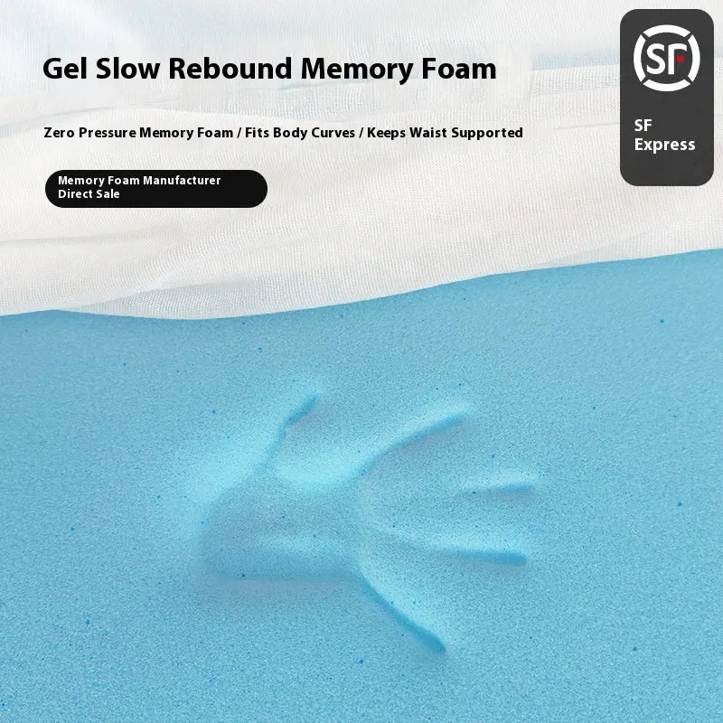 Gel memory cotton tatami mattress in three thickness options with regenerated cellulose fibre cover