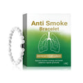 Women's smoke prevention bracelet with synthetic turquoise stone charm