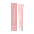 Pink shea butter lip balm stick for moisturising dry lips
