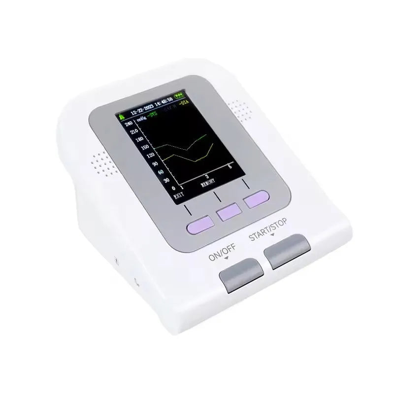 CONTEC08A Vet digital blood pressure monitor unit with colour screen and animal cuff.