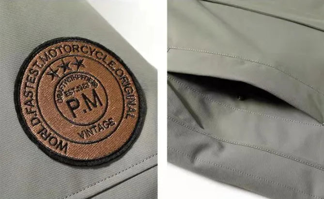 Men's hooded down trench coat with cashmere blend, medium length 65-80cm, in green, black or blue, sizes M to 3XL.