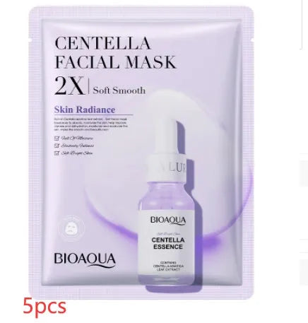 Collagen face mask sheet with hyaluronic acid gel formula in 30g pack