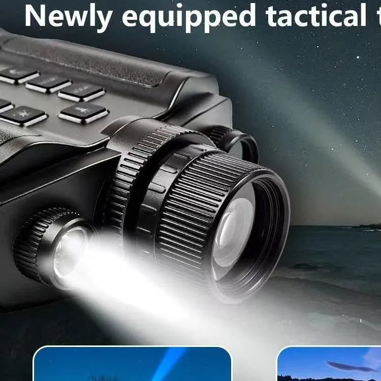 Infrared night vision binocular 5K HD 8x zoom telescope 400g with 25mm lens, 200-300M range