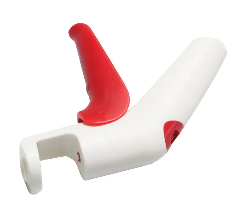 Stainless steel manual cherry kernel remover tool with non-slip handle