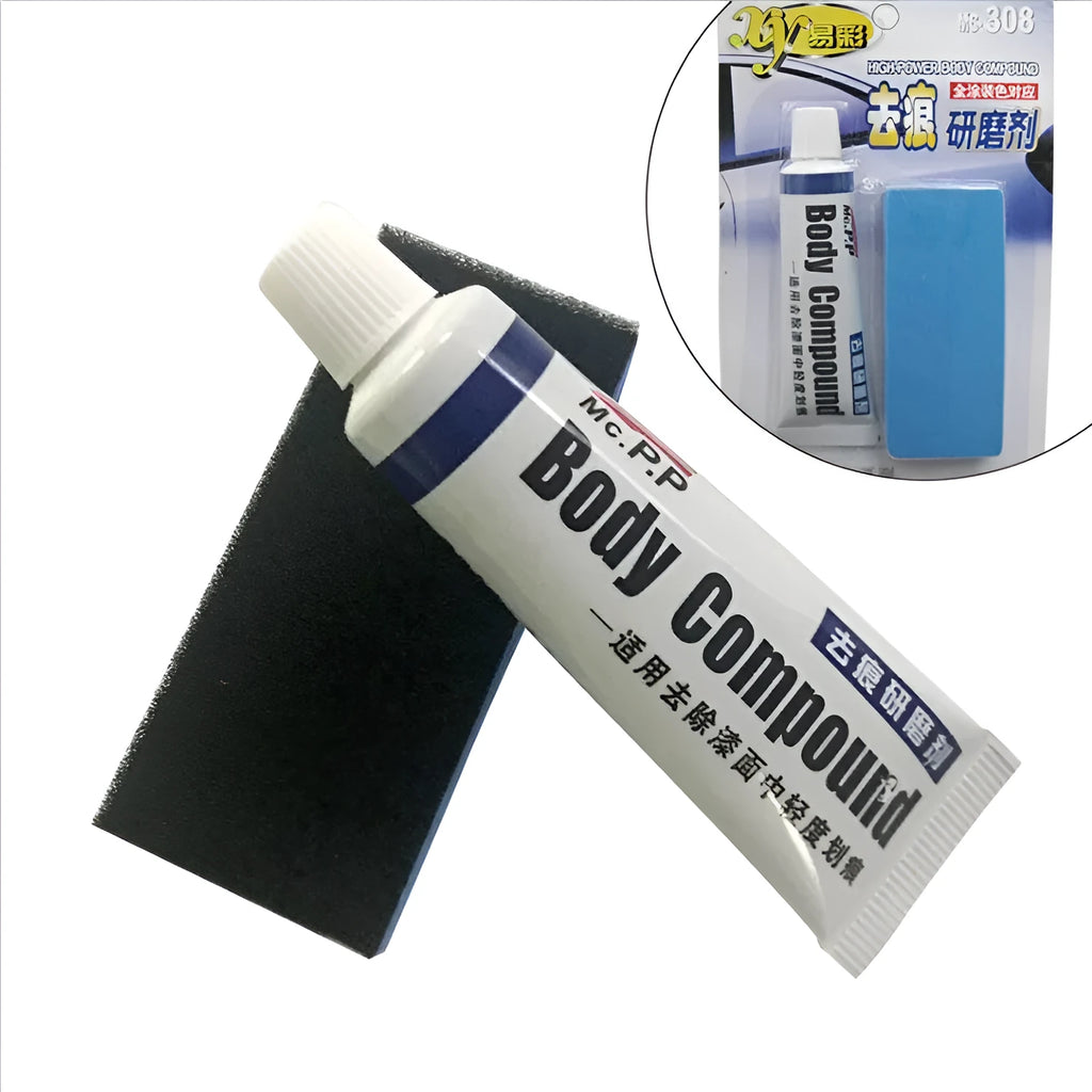 Car scratch repair abrasive cloth 14x9 cm in Chinese or English version