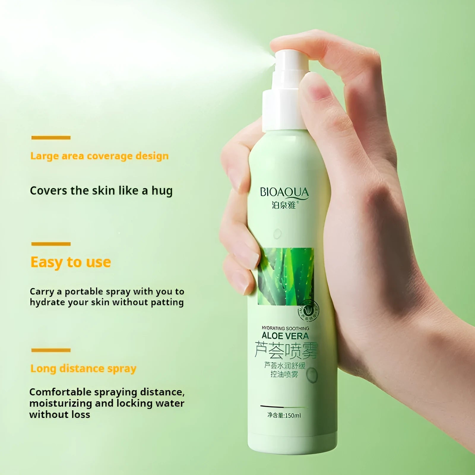 150ml fine mist face toner spray bottle for universal skin types with moisturising properties