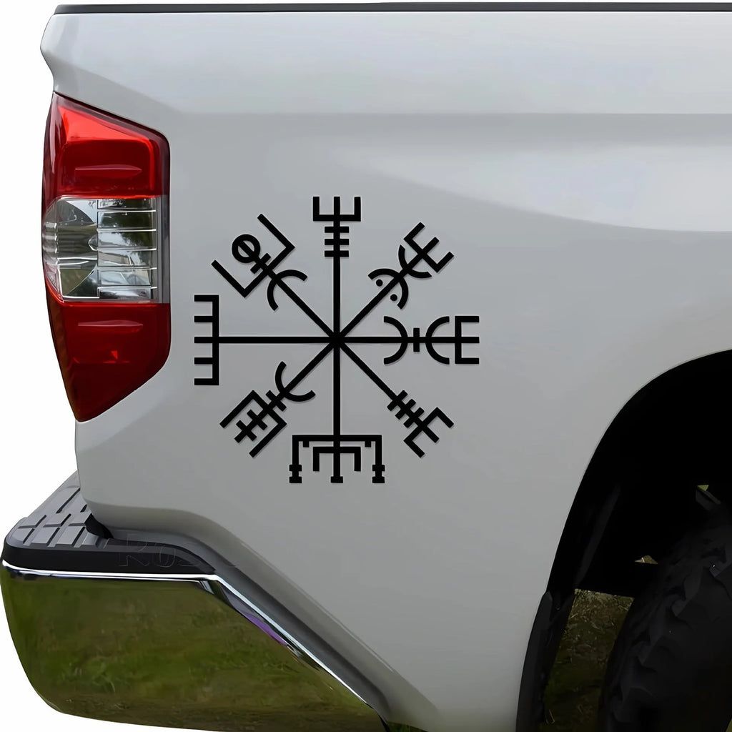 13x13cm square vinyl car and notebook sticker with peel-and-stick backing