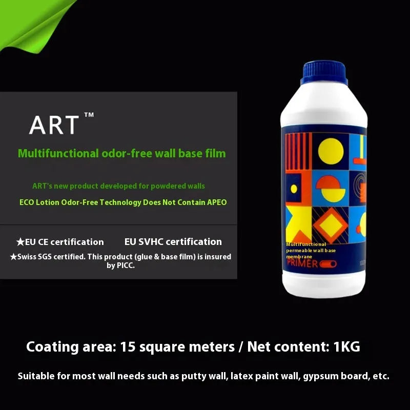 Three rolls of glutinous rice wallpaper glue with clean smell formula for formaldehyde-free wall sticking