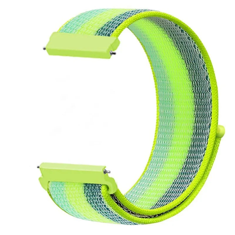 Universal nylon loop watch strap with two switch lugs, available in 18mm, 20mm and 22mm and 40 colourways