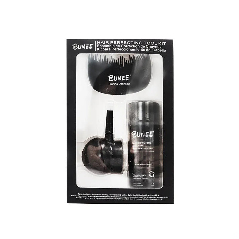 Boxed Dense Hair Fiber Powder Three-piece Set for thinning hair concealment