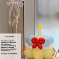 Round balloon bouquet cake arrangement DIY material package for party decorations