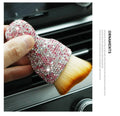 PVC car interior cleaning brush for dust removal on dashboard and vents