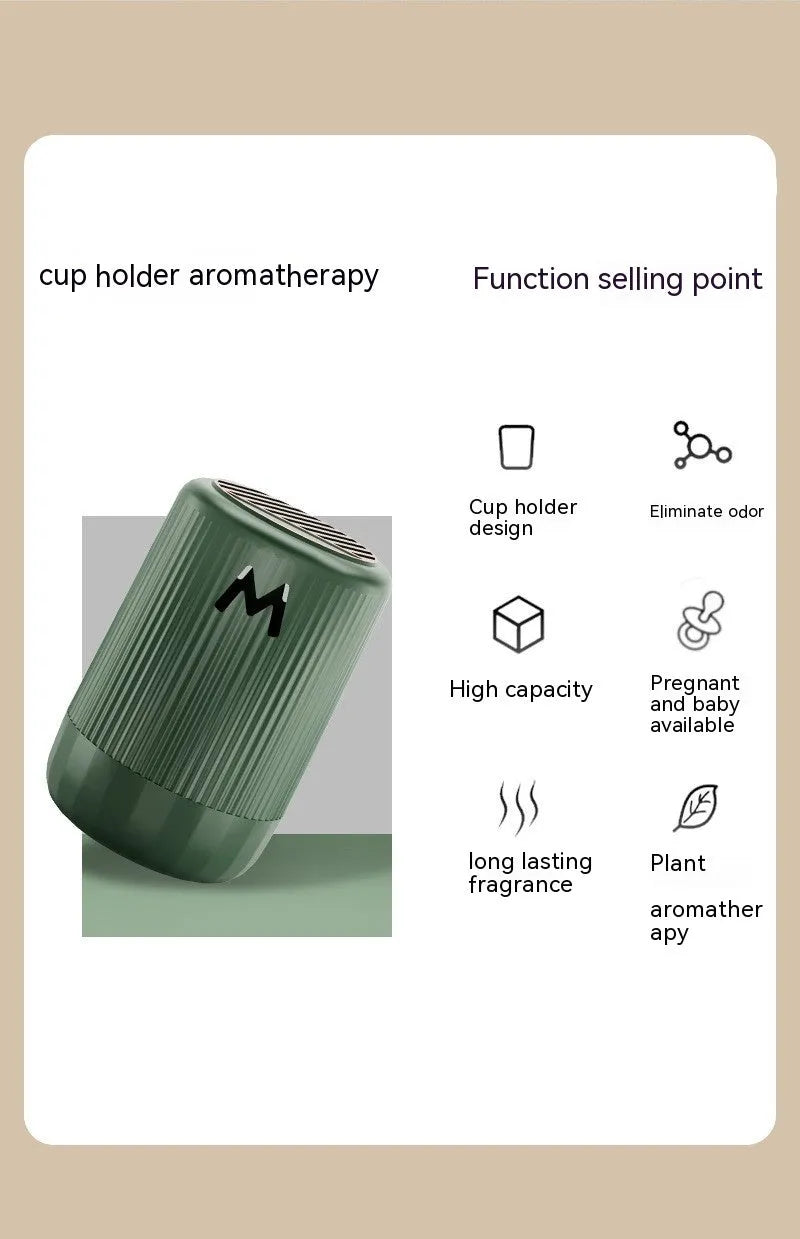 Solid car aromatherapy decoration supplies in decorative cup with four scent options for vehicles and indoor use