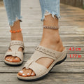 Roman style slippers with slope heel and fish mouth toe holder in multiple colour options