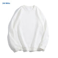Cotton loose fit off shoulder pullover sweater in a selection of colours on a hanger
