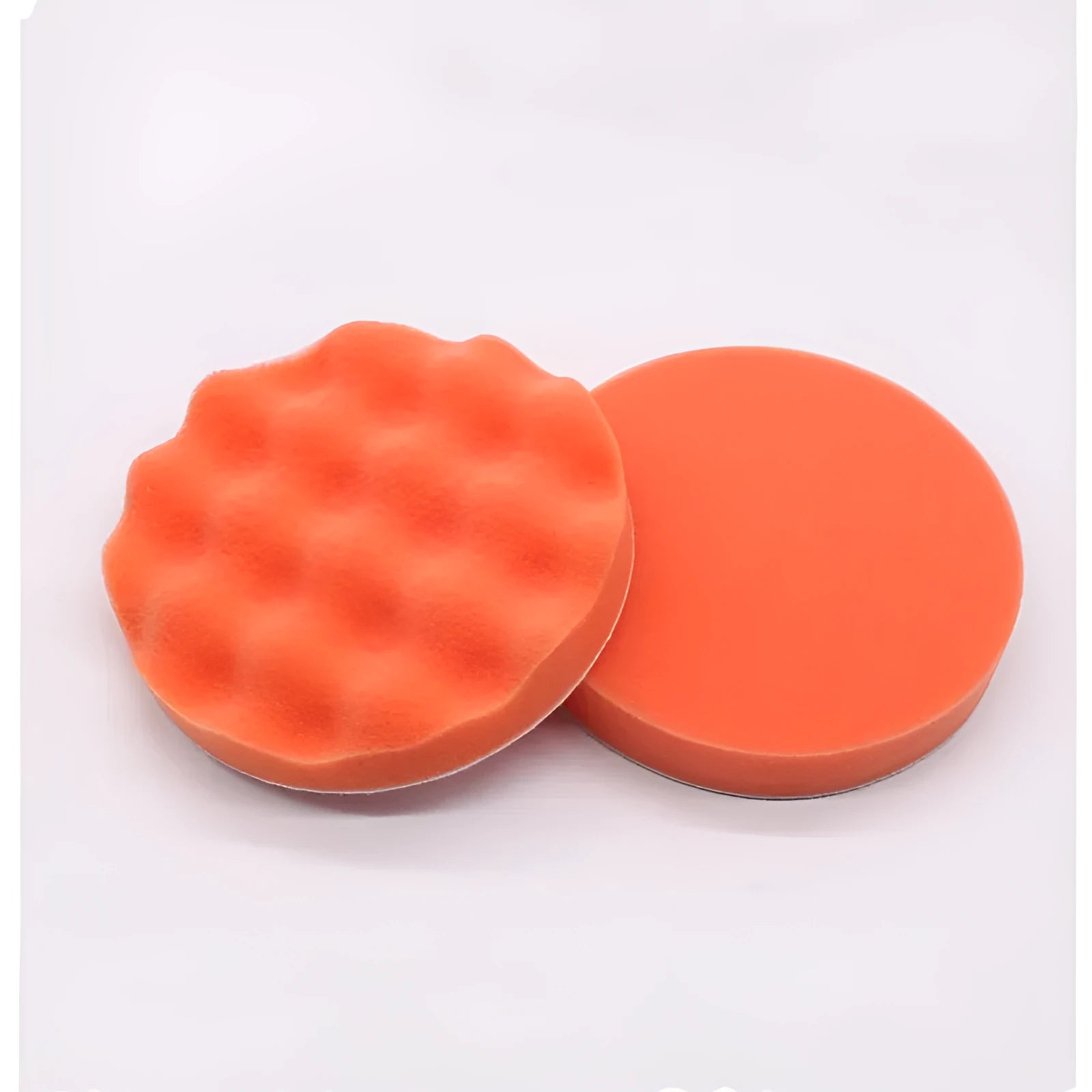 125mm self-adhesive Velcro polyether sponge car polishing disc flat surface 14-pack