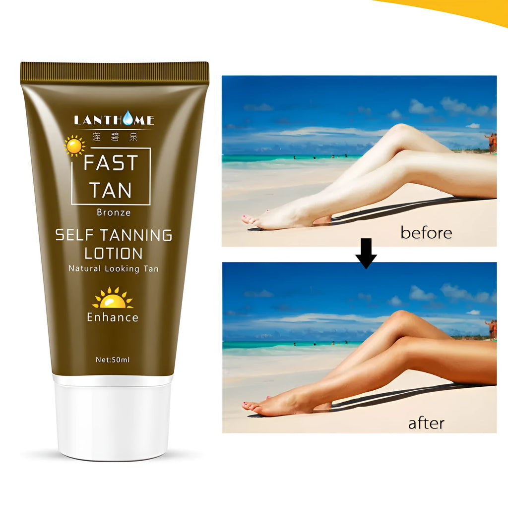 50ml brown tanning cream body lotion, 63g item weight, available in 1, 2, 3 or 5 piece packs