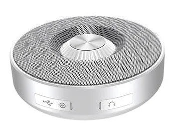 Mini Bluetooth wireless sound box speaker in black, orange, or silvery white colour