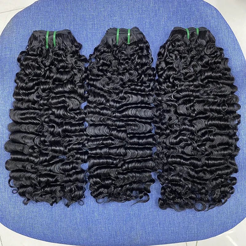 Front lace wig real human hair natural style Pissy 06 colour
