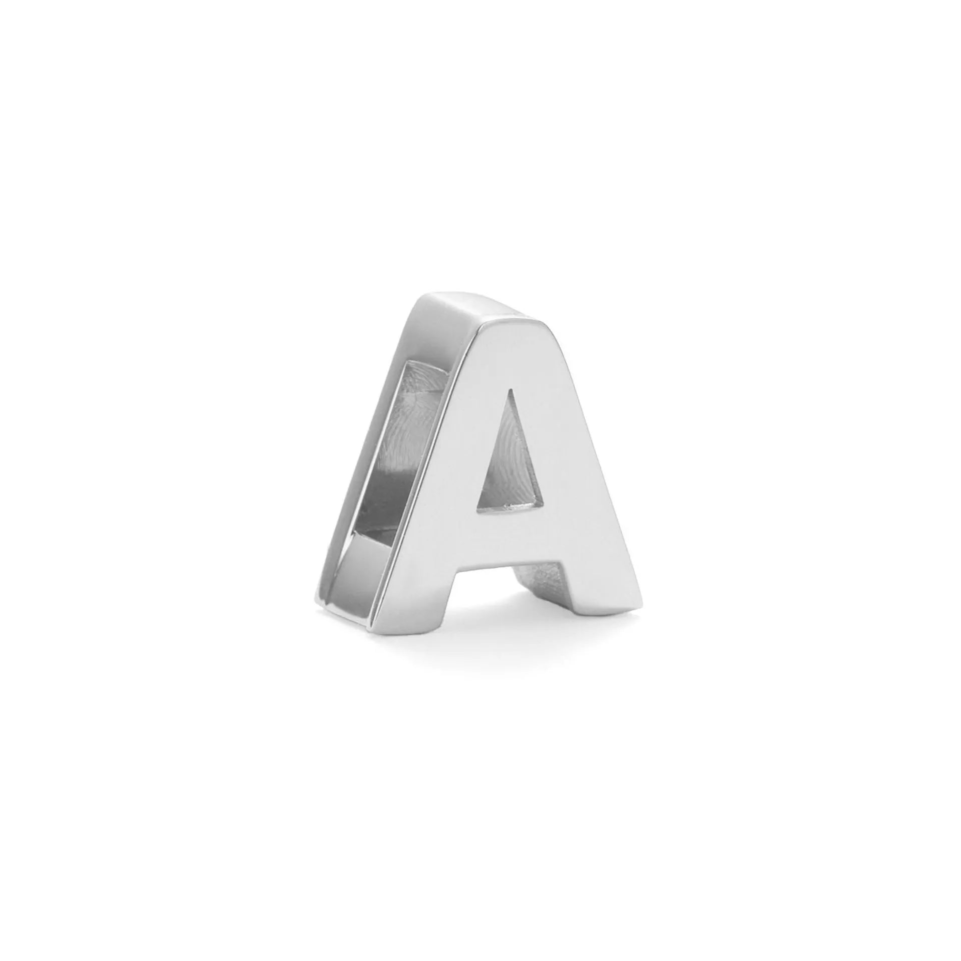 Titanium steel necklace with a choice of letter, number, or love heart pendant on a 40.5 cm chain.