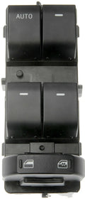 Black Ford electric window regulator switch with part number BT4Z-14529-AA.