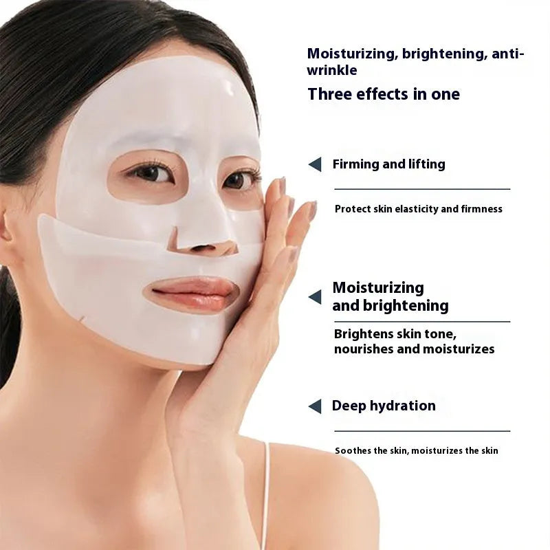 Single piece 28ml collagen anti-wrinkle moisturising facial mask for all skin types