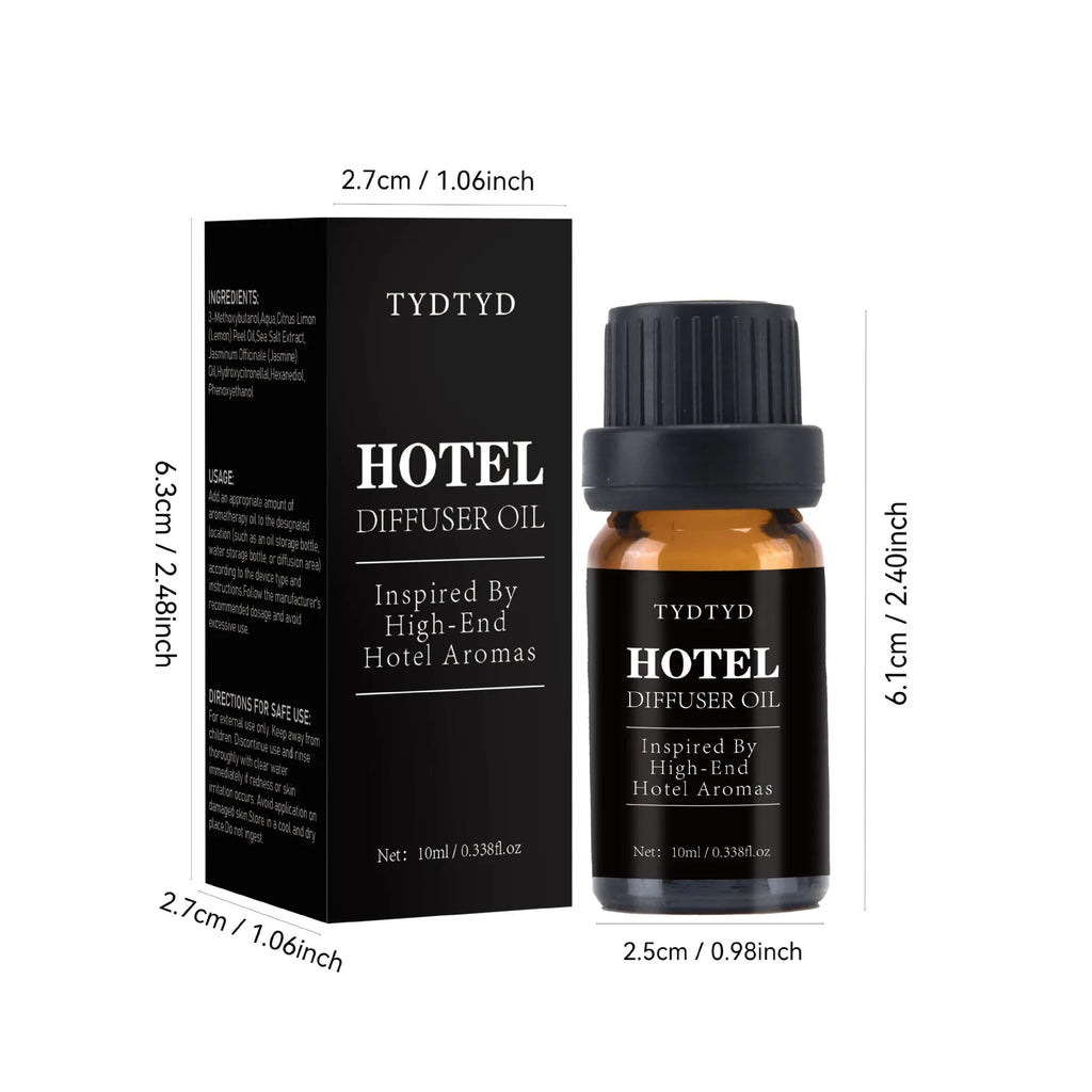 10ml bottle of natural plant fragrance essential oil for aromatherapy and diffuser use