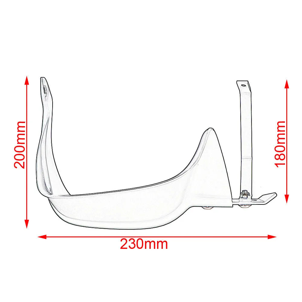 Black front windshield guard for Versys650 G310R Z900 motorcycle handlebar