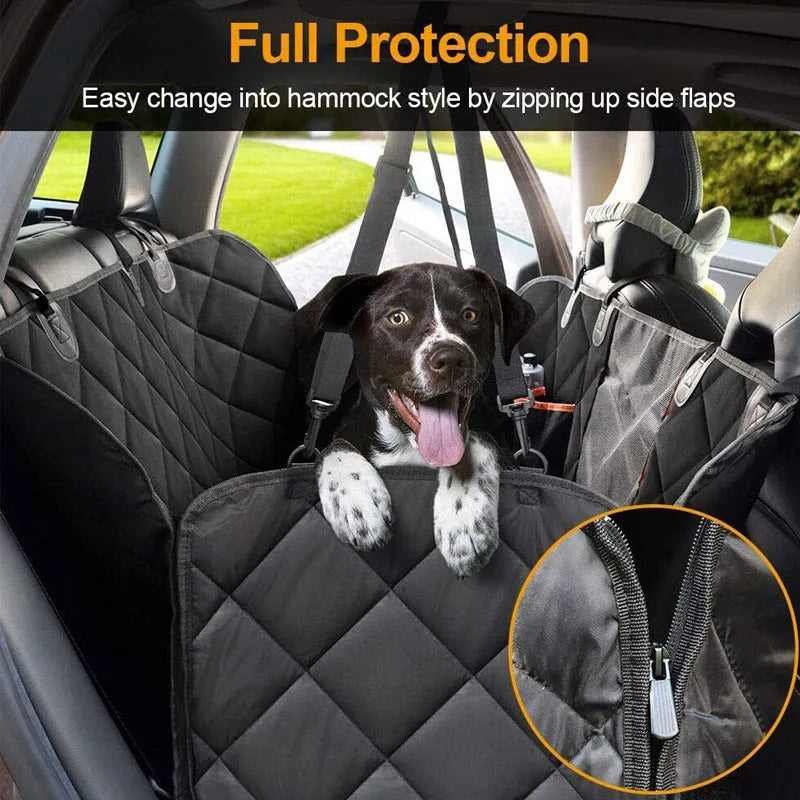 Car anti-dirty simple pet rear dog mat 147x137x40cm cloth cushion for large and medium dogs