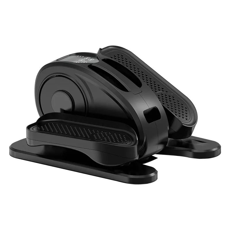 Mute small treadmill electric elliptical trainer for home lower limb exercise in black colour