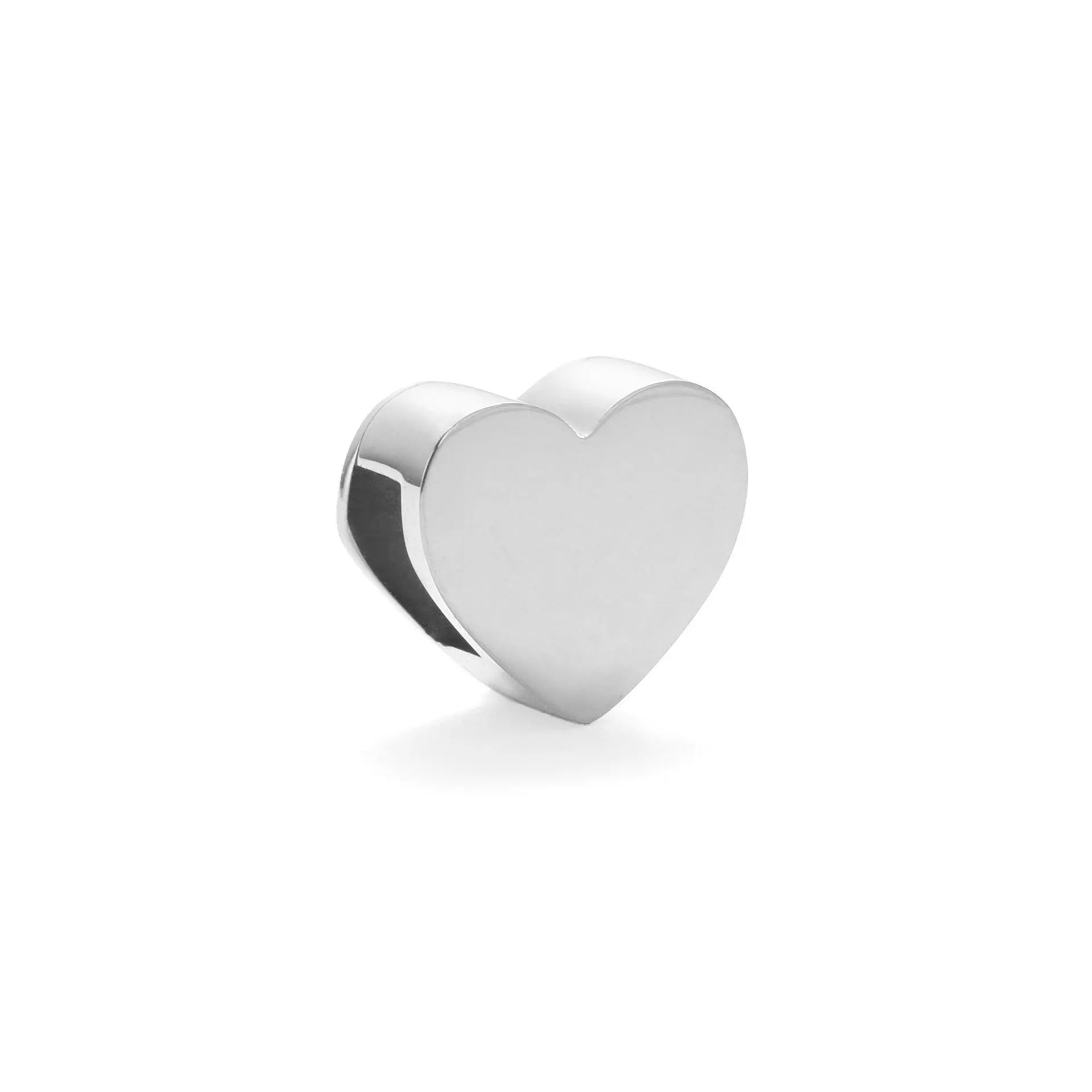 Titanium steel necklace with a choice of letter, number, or love heart pendant on a 40.5 cm chain.