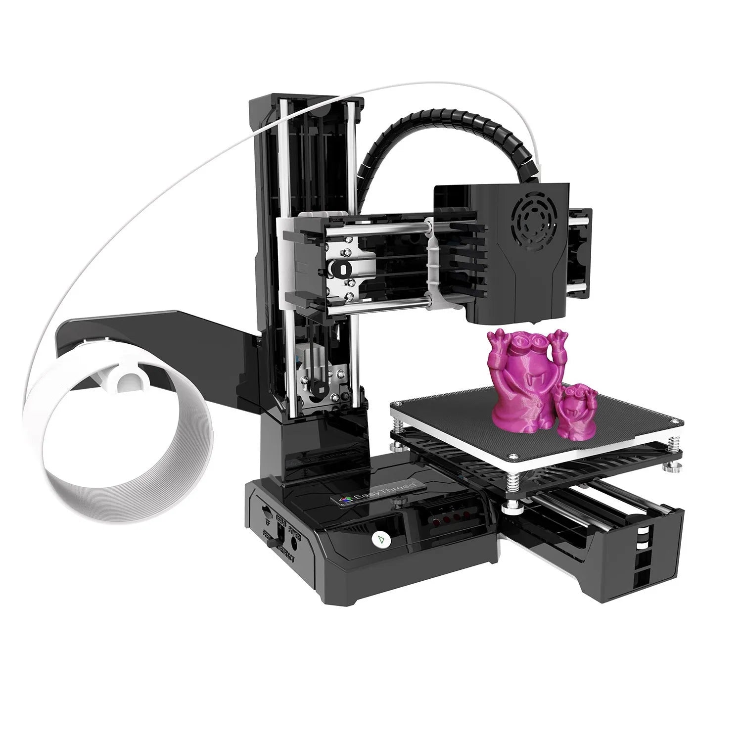 K9 Mini 3D printer with 100x100mm build area and black British Standard plug option