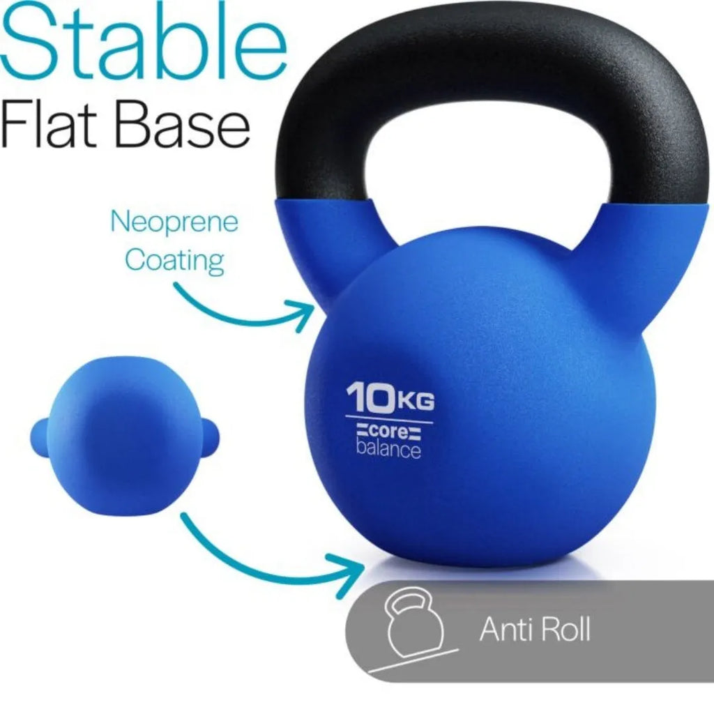 Blue cast iron teapot dumbbell showing immersion shape design on solid background