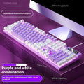 K500 wired gaming keyboard with luminous colour-matching backlight, ABS body, 435 x 130 x 25 mm, black grey mixed light