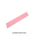 Green silicone yoga tension strap 600mm by 50mm for stretching and resistance training