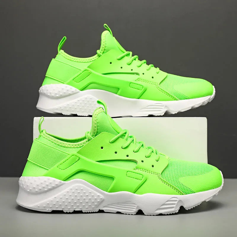 Men's low top casual shoes in mesh with flat heel and cross shoulder strap detail