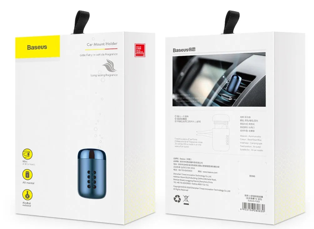 Car air freshener aromatherapy neutral fragrance for vehicle interior, available in multiple models
