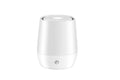 White USB aroma diffuser with simulated flame effect and water tank