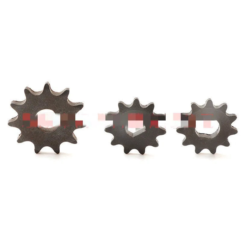 11-tooth cast iron motorcycle drive sprocket for 25H T8F chain reduction motor